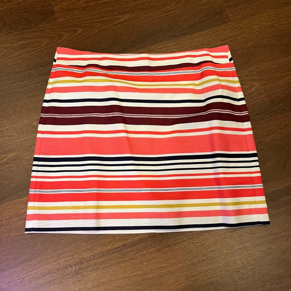 LOFT striped skirt, sz 14